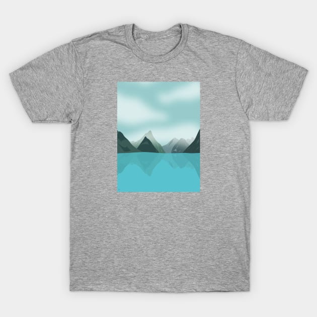 Milford Sound, New Zealand T-Shirt by lymancreativeco